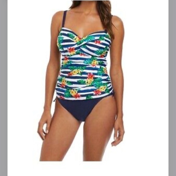 NWT Fantasie Porto Twist Tankini Swim Top 38DD - Picture 14 of 15